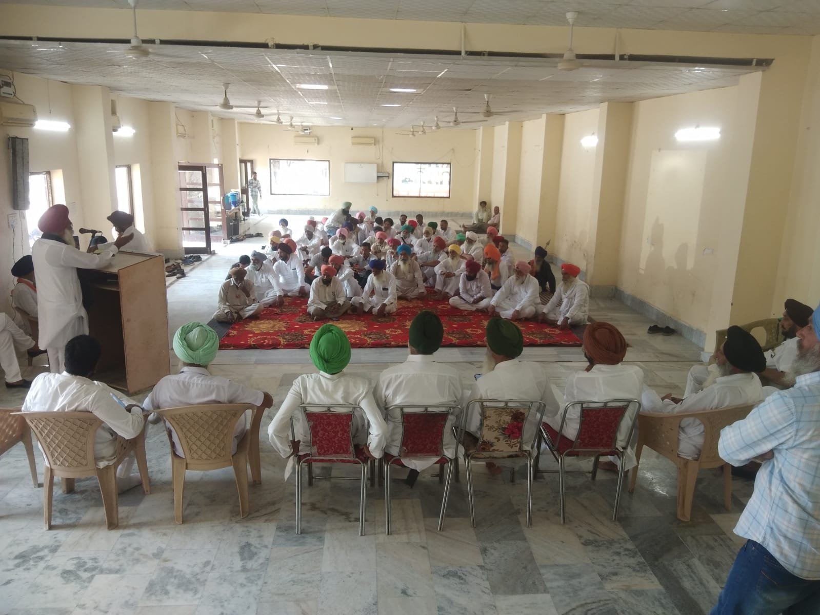 ਸਮਾਣਾ ਦੇ ਨੰਬਰਦਾਰਾਂ ਦੀ ਇਕ ਵਿਸ਼ੇਸ਼ ਮੀਟਿੰਗ ਪਟਿਆਲਾ ਦੇ ਅਗਰਵਾਲ ਧਰਮਸ਼ਾਲਾ ਵਿਖੇ ਹੋਈ