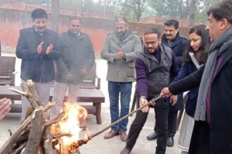 ਕੈਬਨਿਟ ਮੰਤਰੀ ਜਿੰਪਾ ਅਤੇ ਡਿਪਟੀ ਕਮਿਸ਼ਨਰ ਨੇ ਚਿਲਡਰਨ ਹੋਮ ਵਿਖੇ ਬੱਚਿਆਂ ਨਾਲ ਮਨਾਈ ਲੋਹੜੀ