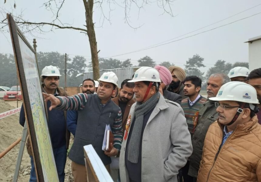 ਜਲ ਸਪਲਾਈ ਅਤੇ ਸੈਨੀਟੇਸ਼ਨ ਮੰਤਰੀ ਬ੍ਰਮ ਸ਼ੰਕਰ ਜਿੰਪਾ ਵੱਲੋਂ ਤਲਵਾੜਾ ਪ੍ਰੋਜੈਕਟ ਦਾ ਦੌਰਾ