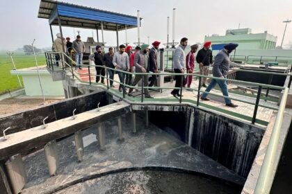 ਵਿਧਾਇਕ ਸ਼ੈਰੀ ਕਲਸੀ ਨੇ ਸੀਵਰੇਜ਼ ਟਰੀਟਮੈਂਟ ਪਲਾਂਟ ਦੇ ਚੱਲ ਰਹੇ ਵਿਕਾਸ ਕੰਮਾਂ ਦਾ ਲਿਆ ਜਾਇਜ਼ਾ
