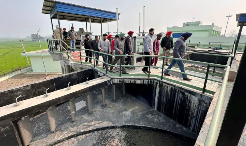 ਵਿਧਾਇਕ ਸ਼ੈਰੀ ਕਲਸੀ ਨੇ ਸੀਵਰੇਜ਼ ਟਰੀਟਮੈਂਟ ਪਲਾਂਟ ਦੇ ਚੱਲ ਰਹੇ ਵਿਕਾਸ ਕੰਮਾਂ ਦਾ ਲਿਆ ਜਾਇਜ਼ਾ