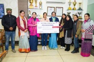 केएमवी की छात्राओं का इंटर इंस्टीट्यूशनल आइडिया प्रतियोगिता- आइडिया हैकथॉन में शानदार प्रदर्शन