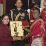 भारत की राष्ट्रपति द्वारा एलपीयू की छात्रा नसरीन शेख अर्जुन पुरस्कार से सम्मानित