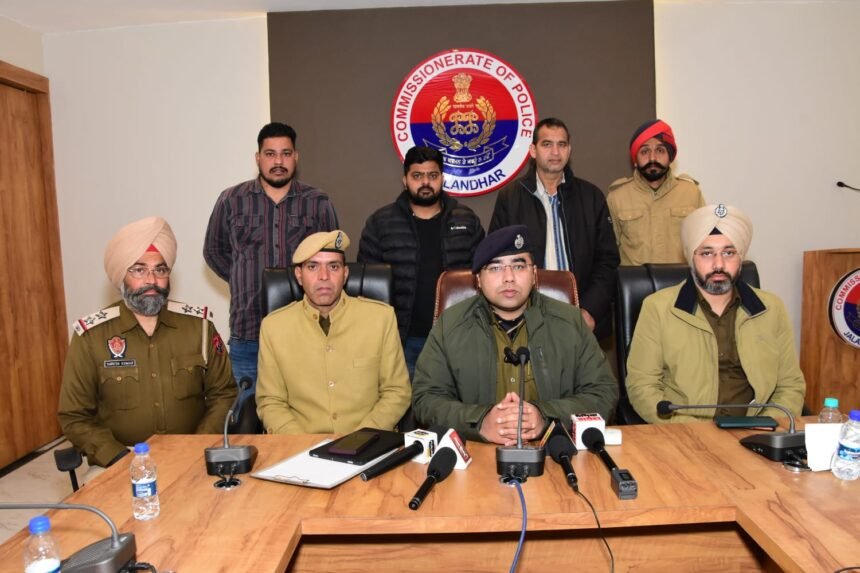 जालंधर कमिश्नरेट पुलिस ने 24 घंटे में युवक के ब्लाइंड मर्डर की गुत्थी सुलझाई ,दो मुख्य आरोपी गिरफ्तार