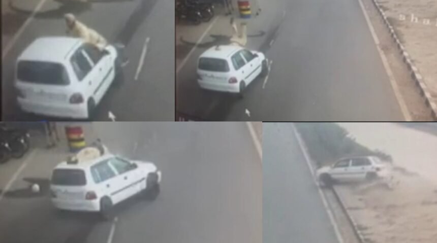 ਸ਼ਾਹਕੋਟ ਨਜ਼ਦੀਕ ਹਾਈਟੈੱਕ ਨਾਕੇ ’ਤੇ ਡਿਊਟੀ ਦੌਰਾਨ ਏ.ਐਸ.ਆਈ. ਨੂੰ ਤੇਜ਼ ਰਫ਼ਤਾਰ ਕਾਰ ਨੇ ਮਾਰੀ ਟੱਕਰ.. ਦੇਖੋ ਵੀਡਿਓ