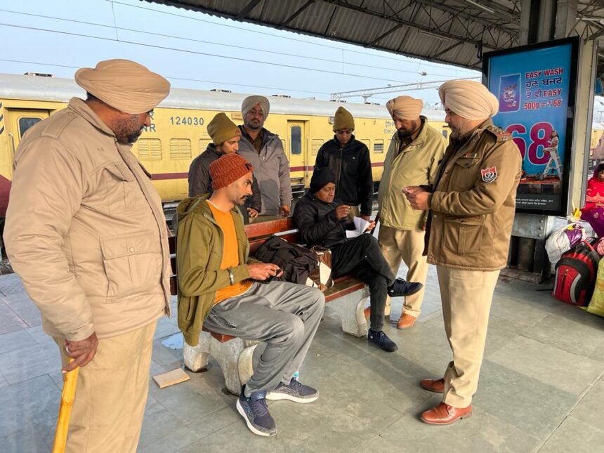 जालंधर कमिश्नरेट पुलिस ने शहर में चलाया तलाशी अभियान