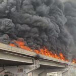 खन्ना में डीजल टैंकर में लगी भीषण आग, टायर फटने से हादसा, ड्राइवर-क्लीनर बाल-बाल बचे