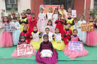 सेंट सोल्जर डिवाइन पब्लिक स्कूल में मनाया गया विश्व हिन्दी दिवस