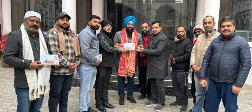 ਨਗਰ ਸੁਧਾਰ ਟਰੱਸਟ ਦੇ ਚੇਅਰਮੈਨ ਇੰਡੀਅਨ  ਨੂੰ ਪ੍ਰਾਣ ਪ੍ਰਤਿਸ਼ਠਾ ਦਾ ਮਿਲਿਆ ਸੱਦਾ ਪੱਤਰ, 22 ਜਨਵਰੀ ਨੂੰ ਸ਼ਹਿਰ ਵਿੱਚ ਸਫ਼ਾਈ ਵਿਵਸਥਾ ਦਰੁੱਸਤ ਕਰਨ ਦੀ ਵੀ ਕੀਤੀ ਮੰਗ