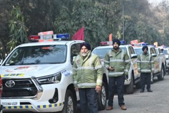 सडक़ सुरक्षा फोर्स के 144 अत्याधुनिक वाहन राज्य की 5500 किलोमीटर सड़कों की करेंगे निगरानी, अत्याधुनिक उपकरणों से होंगे लैस