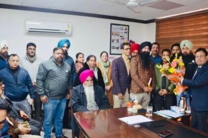 ਡੀਸੀ ਦਫਤਰ ਕਰਮਚਾਰੀ ਯੂਨੀਅਨ ਕਪੂਰਥਲਾ ਵੱਲੋਂ ਨਵ-ਨਿਯੁਕਤ ਡਿਪਟੀ ਕਮਿਸ਼ਨਰ, ਕਪੂਰਥਲਾ ਦਾ ਕੀਤਾ ਗਿਆ ਨਿੱਘਾ ਸਵਾਗਤ