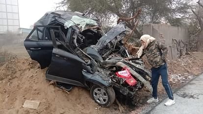 नेशनल हाईवे पर बड़ा हादसा, पुलिस के दो इंस्पेक्टरों की मौत