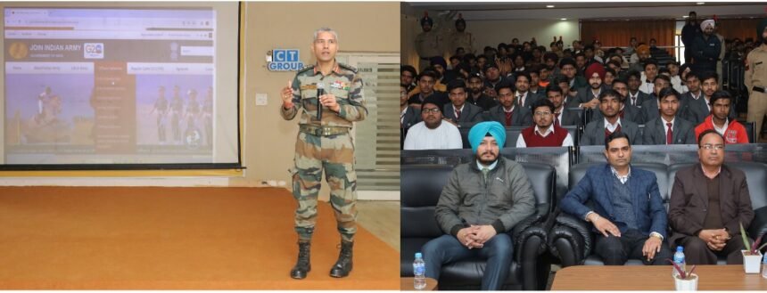 सीटी में युवाओं को अग्निवीर के रूप में भारतीय सेना में शामिल होने के लिए प्रेरित करने के लिए सेमिनार आयोजित