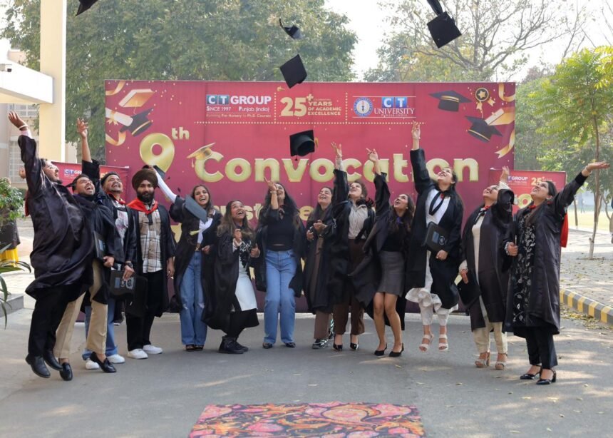 सीटी ग्रुप का 9वां कॉन्वकेशन समारोह ,मुख्य अतिथि डॉ. अशोक मित्तल, सांसद राज्यसभा और एलपीयू के चांसलर की उपस्थिति में 1200 से अधिक छात्रों को दी गई डिग्रियां