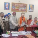 ਭਾਰਤੀ ਜਨਤਾ ਪਾਰਟੀ ਐਸ ਸੀ ਮੋਰਚਾ ਪੰਜਾਬ ਵੱਲੋਂ ਨਵ ਨਿਯੁਕਤ ਐਸਐਚਓ ਸੰਜੀਵਨ ਸਿੰਘ ਦਾ ਕੀਤਾ ਸਵਾਗਤ