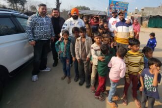 ਸਮਾਜ ਸੇਵੀ ਅਤੇ ਸਲੂਟ ਤਿਰੰਗਾ ਸੰਗਠਨ ਯੂਥ ਵਿੰਗ ਦੇ ਪੰਜਾਬ ਪ੍ਰਧਾਨ ਹਰਪ੍ਰੀਤ ਸਿੰਘ ਪੁਰਵਾ ਨੇ ਆਪਣਾ ਜਨਮ ਦਿਨ ਲੋੜਵੰਦ ਬੱਚਿਆਂ ਨਾਲ ਮਨਾਇਆ,ਖੁਆਇਆ ਕੇਕ