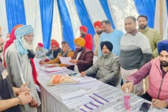 आप दी सरकार,आप दे द्वार के तहत हलके  के पांच गांवो में लगे सुविधा कैंप