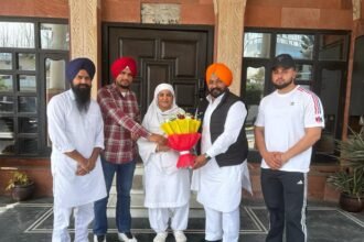 ਯੂਥ ਅਕਾਲੀ ਦਲ ਦੇ ਜ਼ਿਲ੍ਹਾ ਪ੍ਰਧਾਨ ਮਨਵੀਰ ਸਿੰਘ ਵਡਾਲਾ ਨੇ ਲਿਆ ਬੀਬੀ ਜਗੀਰ ਕੌਰ ਦਾ ਅਸ਼ੀਰਵਾਦ