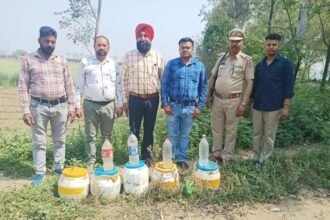 ਆਬਕਾਰੀ ਵਿਭਾਗ ਵਲੋਂ ਦਰਿਆ ਸਤਲੁਜ ਦੇ ਨੇੜਲੇ ਪਿੰਡਾਂ ਦੌਰਾਨ ਛਾਪੇਮਾਰੀ ਕਰਕੇ 7075 ਕਿਲੋਗ੍ਰਾਮ ਲਾਹਣ ਬਰਾਮਦ-ਮੌਕੇ ’ਤੇ ਕੀਤੀ ਨਸ਼ਟ- ਨਵਜੀਤ ਸਿੰਘ