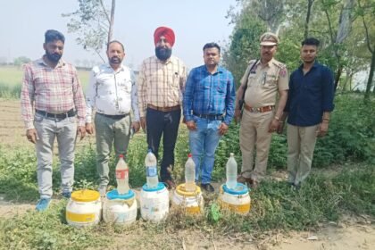 ਆਬਕਾਰੀ ਵਿਭਾਗ ਵਲੋਂ ਦਰਿਆ ਸਤਲੁਜ ਦੇ ਨੇੜਲੇ ਪਿੰਡਾਂ ਦੌਰਾਨ ਛਾਪੇਮਾਰੀ ਕਰਕੇ 7075 ਕਿਲੋਗ੍ਰਾਮ ਲਾਹਣ ਬਰਾਮਦ-ਮੌਕੇ ’ਤੇ ਕੀਤੀ ਨਸ਼ਟ- ਨਵਜੀਤ ਸਿੰਘ