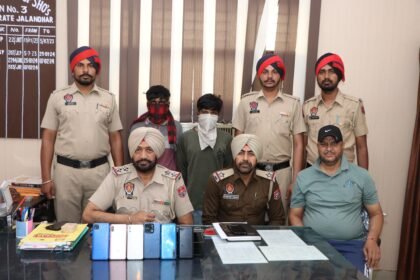 जालंधर कमिश्नरेट पुलिस ने दो चोरों को छह मोबाइल फोन सहित किया गिरफ्तार