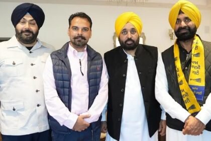 कांग्रेस छोड़ आम आदमी पार्टी में शामिल हुए पूर्व कांग्रेस विधायक गुरप्रीत जीपी