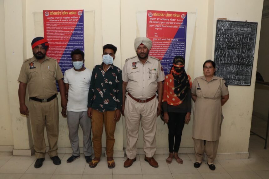 ਜਲੰਧਰ ਕਮਿਸ਼ਨਰੇਟ ਪੁਲਿਸ ਨੇ ਮੋਬਾਈਲ ਖੋਹਣ ਵਾਲਿਆਂ ਖ਼ਿਲਾਫ਼ ਕੀਤੀ ਵੱਡੀ ਕਾਰਵਾਈ, 22 ਮੋਬਾਈਲਾਂ ਸਮੇਤ ਚਾਰ ਗ੍ਰਿਫ਼ਤਾਰ