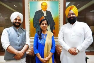 ਇੰਪਰੂਵਮੈਂਟ ਟਰੱਸਟ ਦੇ ਚੇਅਰਮੈਨ ਇੰਡੀਅਨ ਨੇ ਸੁਨੀਤਾ ਕੇਜਰੀਵਾਲ ਨਾਲ ਕੀਤੀ ਮੁਲਾਕਾਤ,ਲੋਕ ਸਭਾ ਚੋਣਾਂ ਅਤੇ ਪੰਜਾਬ ਵਿੱਚ ਪਾਰਟੀ ਦੀ ਮਜ਼ਬੂਤੀ ਬਾਰੇ ਹੋਈ ਚਰਚਾ