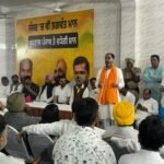 आम आदमी पार्टी के उम्मीदवार पवन कुमार टीनू ने जालंधर सेंट्रल के रणजीत नगर इलाके में की बैठक