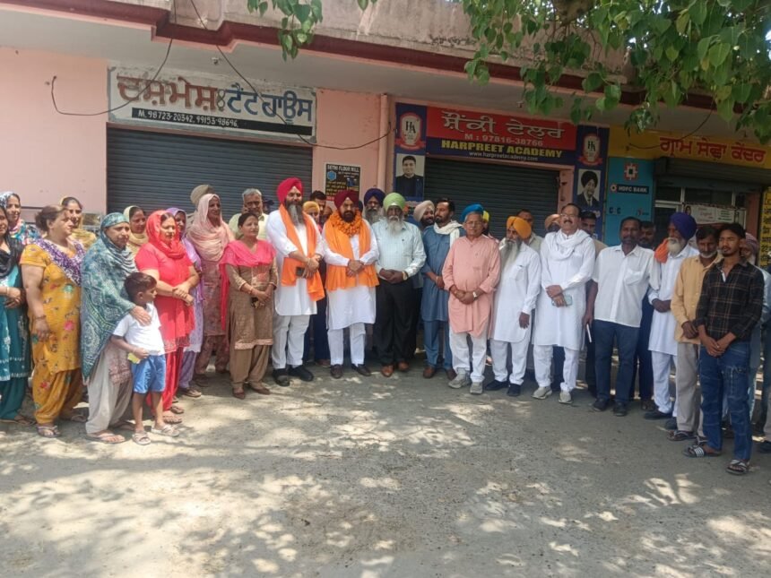 ਭਾਜਪਾ ਉਮੀਦਵਾਰ ਮਨਜੀਤ ਸਿੰਘ ਮੰਨਾ ਨੇ ਆਪਣੀ ਚੋਣ ਮੁਹਿੰਮ ਕੀਤੀ ਤੇਜ