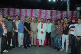 सैंट्रल हल्के के लाजपत नगर में भाजपा उम्मीदवार सुशील रिंकु के पक्ष में सफल बैठक का हुआ आयोजन