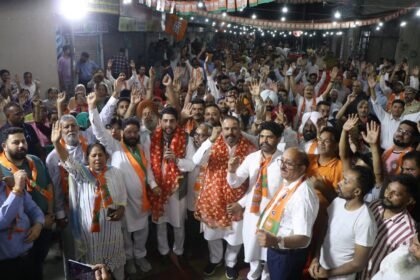 जालंधर वेस्ट हल्के की रोहिणी कॉलोनी में भाजपा प्रत्याशी सुशील रिंकु के पक्ष में विशाल जनसभा का आयोजन