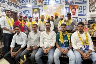 ਸ਼ਿਵ ਸੈਨਾ ਦੇ ਜ਼ਿਲਾ ਪ੍ਰਧਾਨ ਅਨਿਲ ਨਾਹਰ ਸਾਥੀਆਂ ਸਮੇਤ ਆਪ ਚ ਹੋਏ ਸ਼ਾਮਿਲ