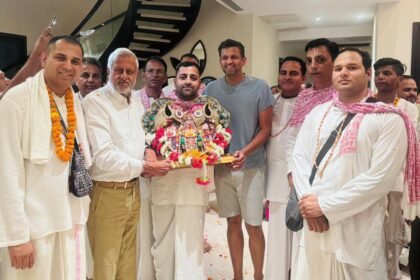 रथ यात्रा के उपलक्ष्य मे इस्कओन द्वारा बड़ी धूम धाम से निकाली गई, 21वी संध्या फेरी