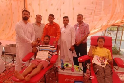 ਅਵੀ ਰਾਜਪੂਤ ਵੱਲੋਂ ਆਪਣੇ ਜਨਮ ਦਿਨ ਮੌਕੇ ਲਗਾਇਆ ਗਿਆ ਸਵੈ – ਇੱਛੁਕ ਖੂਨਦਾਨ ਕੈਂਪ ਸ਼ਲਾਘਾਯੋਗ-ਮੁਕੇਸ਼ ਕਸ਼ਯਪ