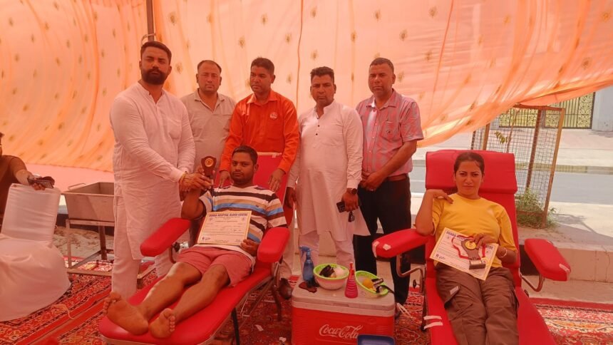 ਅਵੀ ਰਾਜਪੂਤ ਵੱਲੋਂ ਆਪਣੇ ਜਨਮ ਦਿਨ ਮੌਕੇ ਲਗਾਇਆ ਗਿਆ ਸਵੈ – ਇੱਛੁਕ ਖੂਨਦਾਨ ਕੈਂਪ ਸ਼ਲਾਘਾਯੋਗ-ਮੁਕੇਸ਼ ਕਸ਼ਯਪ