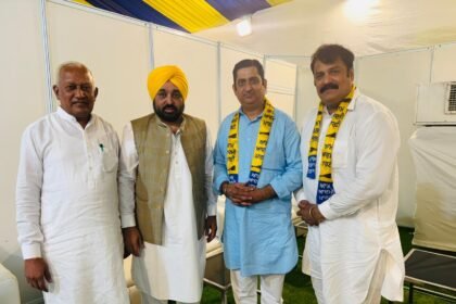 जालंधर के व्यवसायी और समाजसेवी राज कुमार कलसी को मुख्यमंत्री भगवंत मान ने आम आदमी पार्टी किया शामिल