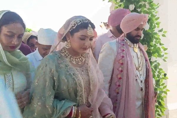 कैबिनेट मंत्री अनमोल गगन मान एड्वोकेट शहबाज सिंह सोही की बनी दुल्हन