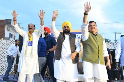 मुख्यमंत्री भगवंत मान ने जालंधर पश्चिम विधानसभा में की जनसभाएं, लोगों से आप उम्मीदवार को जिताने की अपील