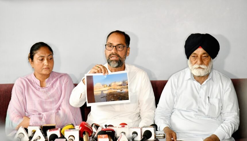आम आदमी पार्टी ने कांग्रेस उम्मीदवार सुरिंदर कौर के बेटे पर लगाए जमीन घोटाले के आरोप,  पंजाब सरकार से मामले की विजिलेंस जांच कराने की अपील की