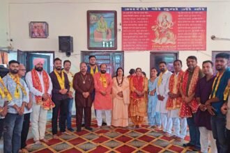 ਮਾਂ ਛਿਨ ਮਸਤਿਕਾ ਮੰਦਿਰ ਵਿਖੇ ਮਾਂ ਵੀਨਾ ਜੀ ਦੀ ਰਹਿਨੁਮਾਈ ਹੇਠ ਕਰਵਾਇਆ ਗਿਆ ਧਾਰਮਿਕ ਸਮਾਗਮ