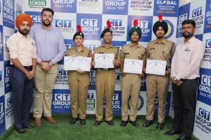 सीटी ग्रुप के एनसीसी कैडेटों ने सीएटीसी 34 में किया अच्छा प्रदर्शन