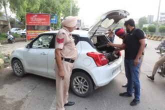 कमिश्नरेट पुलिस जालंधर ने शुरू की ई-चालानिंग प्रक्रिया, शहर भर में 16 ई-चालान नाके लगाये