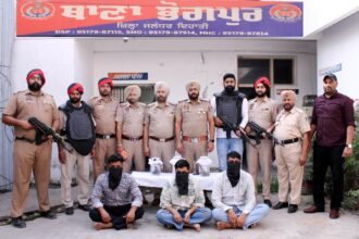 जालंधर ग्रामीण पुलिस ने भोगपुर में हुई हत्या का मामला सुलझाया, तीन व्यक्तियों को गिरफ्तार कर हथियार किए बरामद