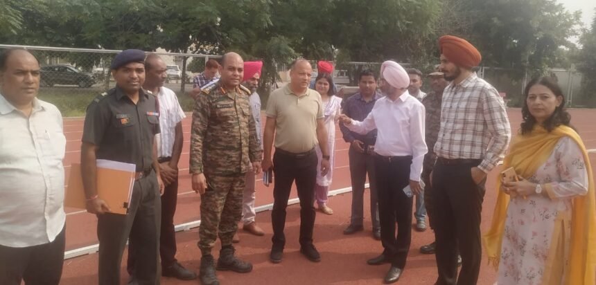 सरकारी स्पोर्टस कालेज में 6 से 13 नवंबर तक अग्निवीर भर्ती रैली, एस.डी.एम. ने लिया प्रबंधों का जायज़ा