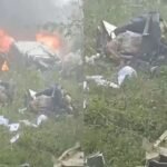 उड़ान भरते की क्रैश हुआ हैलीकॉप्टर, 2 पायलट समेत तीन लोगों की मौत