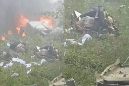 उड़ान भरते की क्रैश हुआ हैलीकॉप्टर, 2 पायलट समेत तीन लोगों की मौत