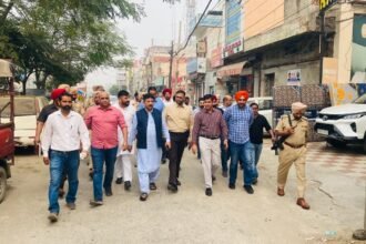 विधायक व डिप्टी कमिश्नर ने आदमपुर रोड का दौरा किया