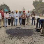 ਪੈਦਲ ਯਾਤਰਾ ਦੇ ਰਸਤੇ ਦੀ ਟੁੱਟੀ ਸੜਕ ਦਾ ਚੇਅਰਮੈਨ ਇੰਡੀਅਨ ਨੇ ਕਰਵਾਇਆ ਨਿਰਮਾਣ