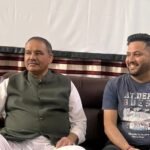 ਭਾਜਪਾ ਯੁਵਾ ਮੋਰਚਾ ਦੇ ਜ਼ਿਲ੍ਹਾ ਜਨਰਲ ਸਕੱਤਰ ਲੋਕੇਸ਼ ਬਾਲੀ ਨੇ ਸਾਬਕਾ ਕੇਂਦਰੀ ਮੰਤਰੀ ਵਿਜੇ ਸਾਂਪਲਾ ਨਾਲ ਕੀਤੀ ਮੁਲਾਕਾਤ